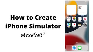 How to create iPhone Simulators in XCode In Telugu || iOS app Development