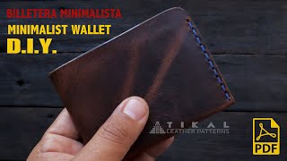 Making Minimalist Wallet, PDF pattern