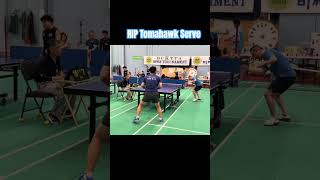 My best service was obliterated #tabletennis #pingpong