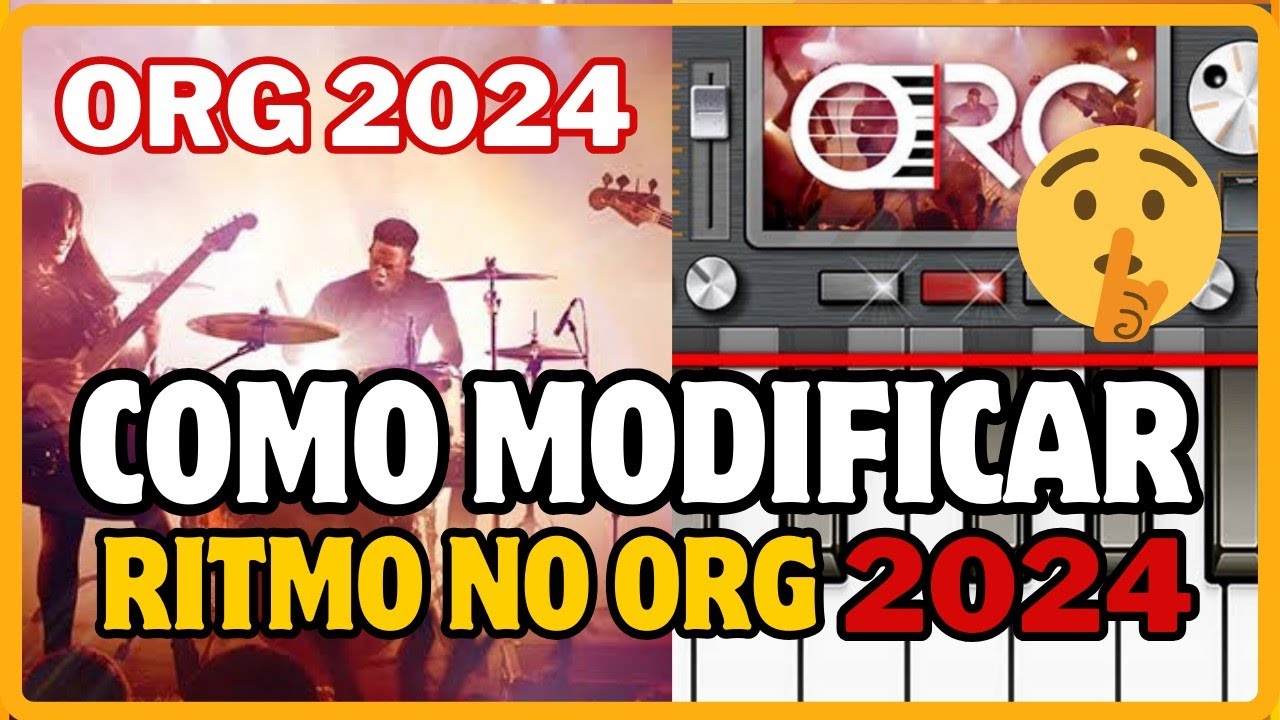 🔵Como modifica Ritmo no Org 2024 - 100% Eficaz