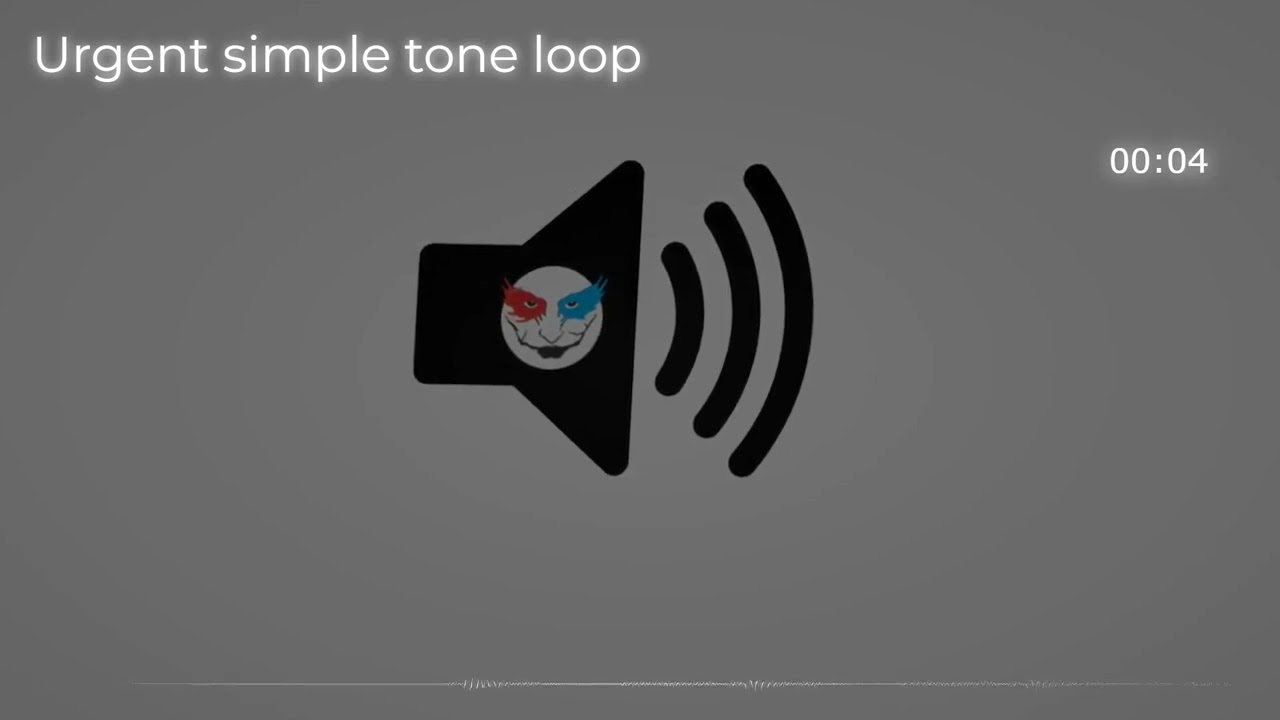 Urgent simple tone loop sound effect | "tone loop" | simple "tone" | urgent | smt series