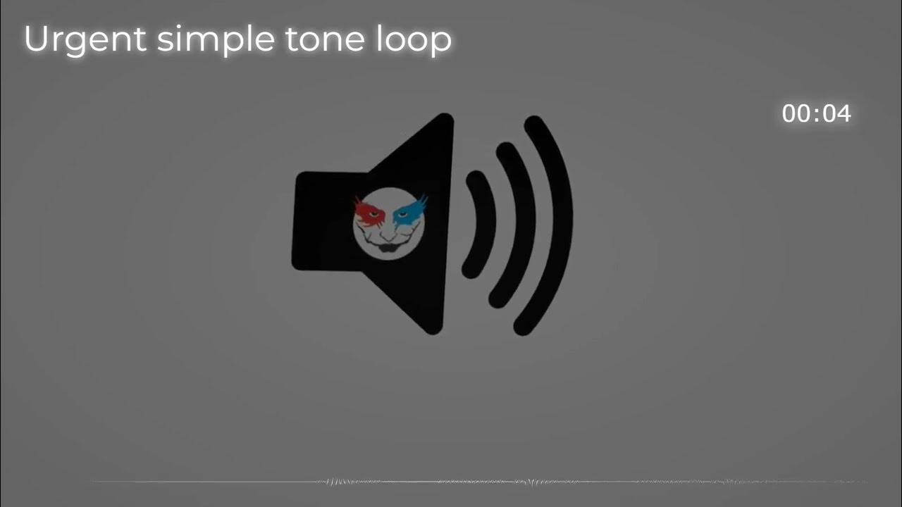 Urgent simple tone loop sound effect "tone loop" simple "tone
