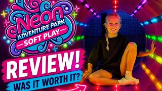 🌈 NEON Soft Play Review | Honest Review by 9-Year-Old Isla | Great Yarmouth Family Fun! screenshot 2