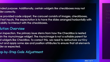 Solving Kivy RecycleView Carousel Slide Direction Issues