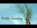 Palm Sunday  •  Holy Communion  •  April 2, 2023