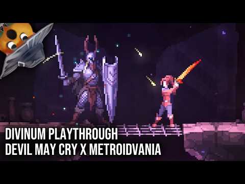 Divinum Playthrough - Awesome Metroidvania with DMC-like Combat!