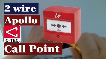 How to install Apollo fire alarm Manual call point and wiring