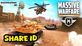 How to Share your ID with your Friends in Massive Warfare Tank Battle  screenshot 4