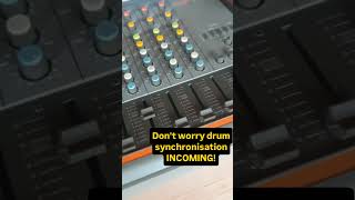 fostex 350 mixer testing with a stack of drum machines #mixer #fostex #drummachine #vintagestudio
