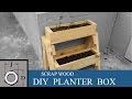 Diy planter box from scrap wood