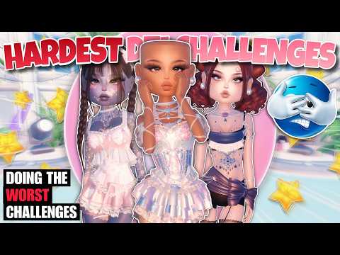 Doing The *HARDEST* Challenges In Dress To Impress!! (Roblox)
