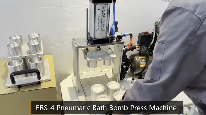 FRS-4 pneumatic bath bomb shampoo bar press machine 4 punches