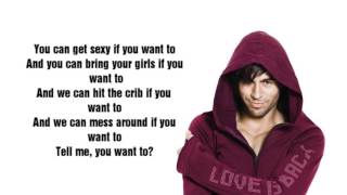 Pitbull feat Enrique Iglesias  Messin Around Lyric Video