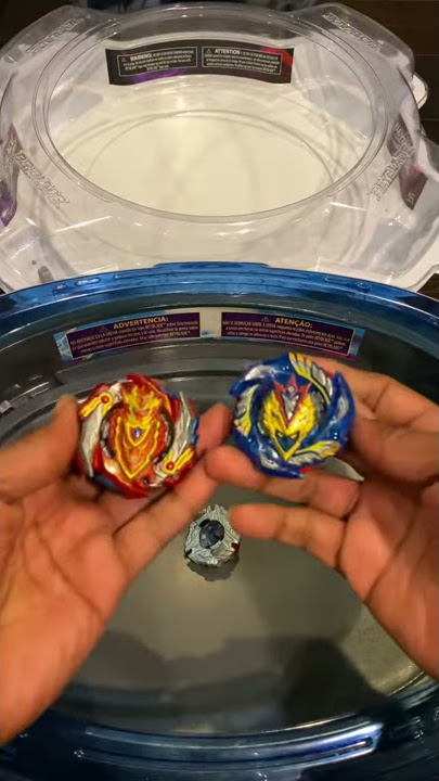 Beyblade Battle ll Cho-Z Achilles Vs Cho-Z Valtryek ll They Both Win. #shorts