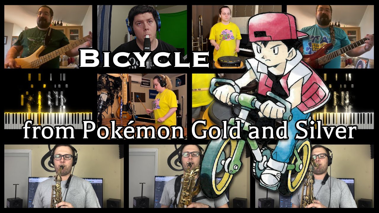 Bicycle - Pokémon Gold and Silver (Citypop Cover) | V-Ron Media and @vwtrombone50