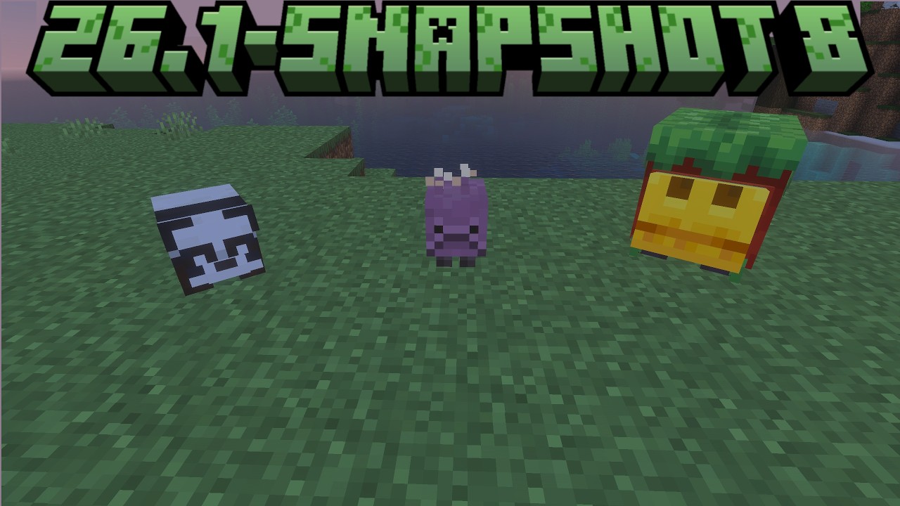 Ostatnia partia tekstur małych mobów... oraz koniec całego dropu. | 26.1-Snapshot 8