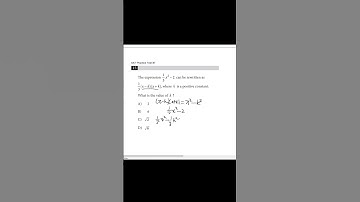The expression x13− 2 2 can be rewritten as( )( ) x k x k 13− + ,  #maths #satmathconcepts #geometry