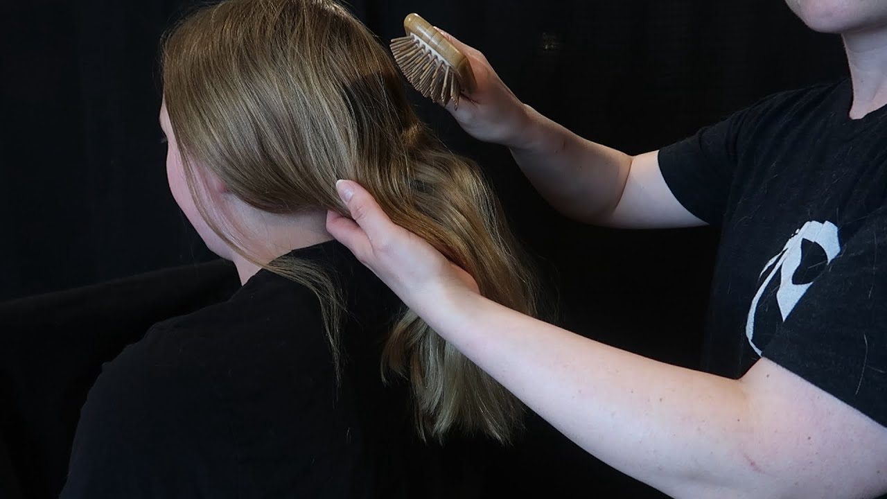 ASMR Real Person Hair play & Shoulder Massage ⭐