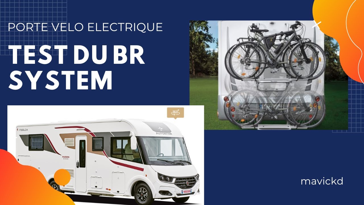 PORTE VÉLO ÉLECTRIQUE BR SYSTEM : TROP FACILE ET SANS EFFORT..