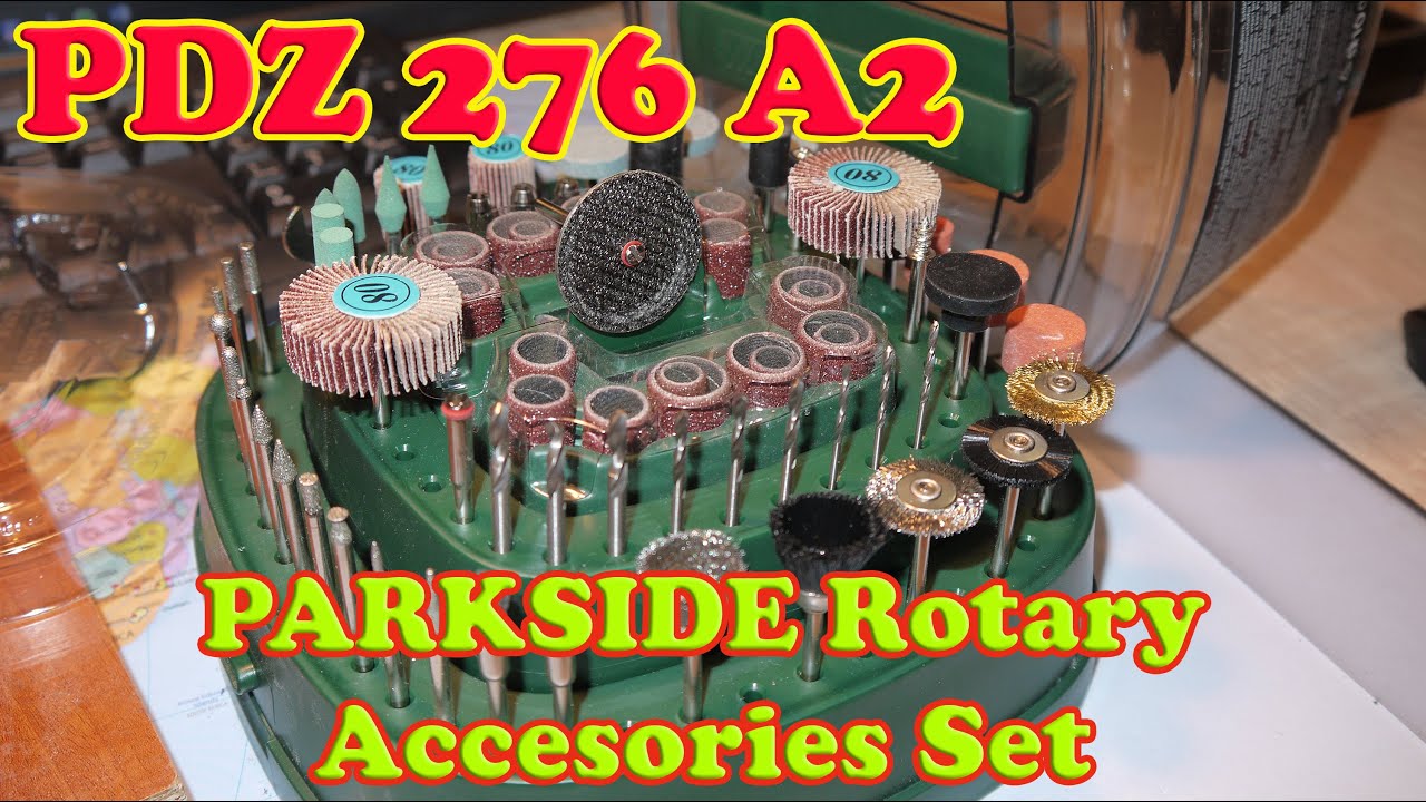 PARKSIDE PDZ 276 A2 Rotary Tool Accessory Set - YouTube