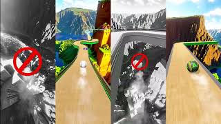 Going Rolling Ball Game | Split Screen Ball Fails 01 | Simple Map | Music 1 | Landscape | GPS screenshot 3