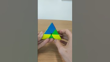 Daily Pyraminx Example Solve - Day 1