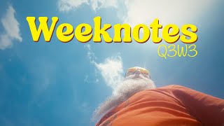 A Zine, a plot and not a tattoo pen | Weeknotes Q3 Week Three