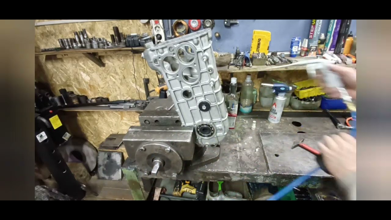 КПП Тайга установка конических подшипников 