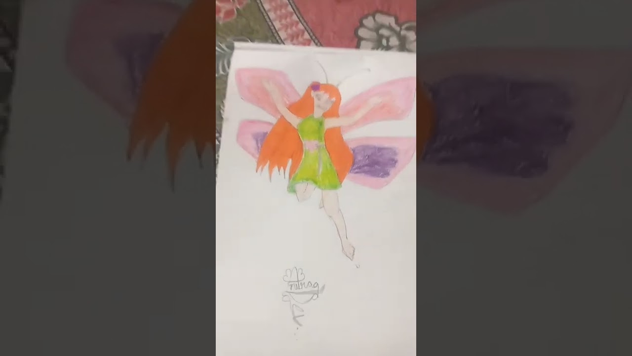 Fairy drawing remake 