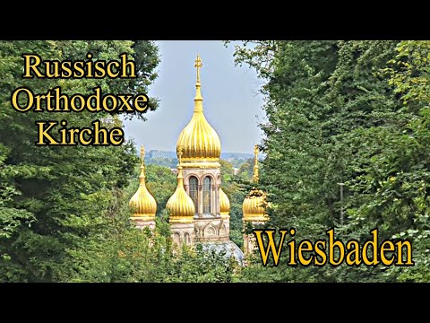 View of Wiesbaden From Neroberg | Russian orthodox church | kletterwald