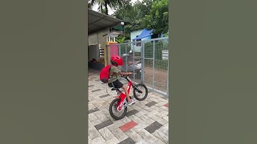 Wheelie practice kid | kiddies scoop |#shorts #kids #cycle