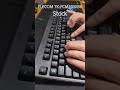 メンブレンキーボード静音化、ELECOM TK-FCM103XBK【ルブ前後比較】 #keyboard #elecom #typing #asmr