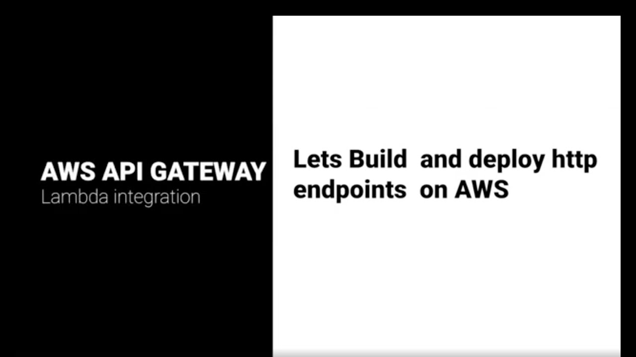 API gateway Integration with AWS Lambda - YouTube
