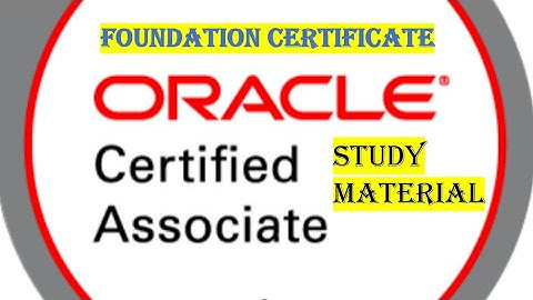 Study Material Oracle Cloud Infrastructure Foundations 2020 | 1Z0-1085-20