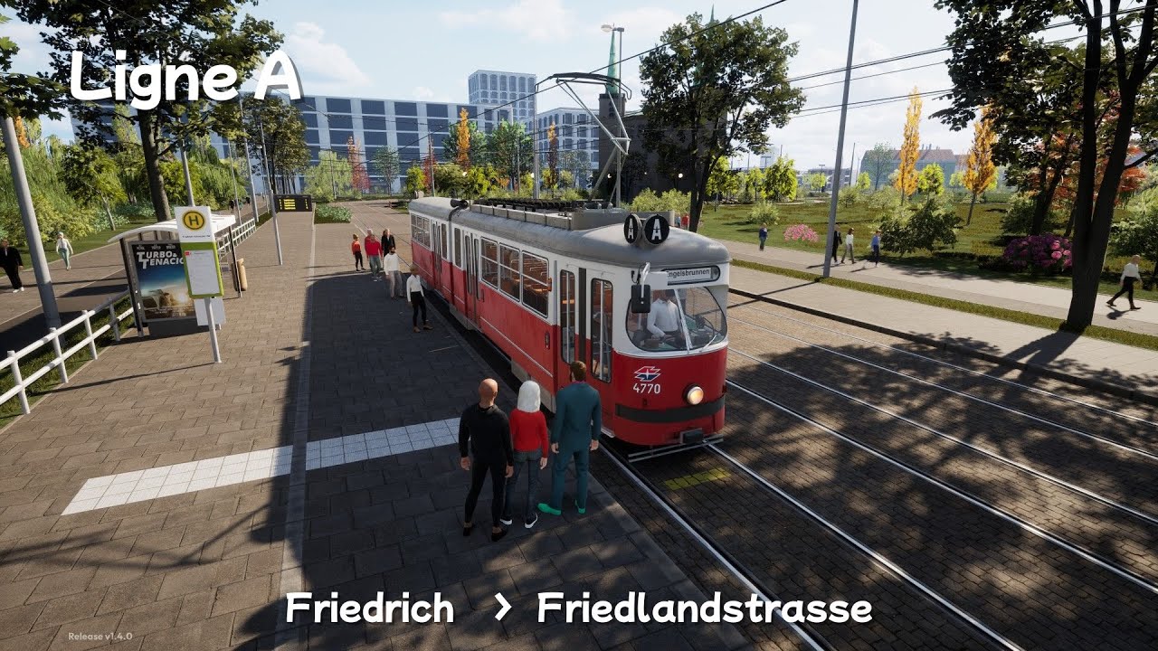 City Transport Simulator- Saison 3 - Ligne A E1 _ FRIEDRICH----FRIEDLANDSTRASSE