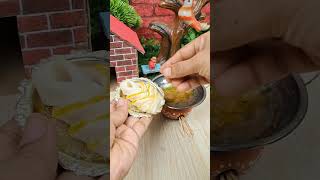 Making Spiral Samosa in Tiny Village Kitchen | Miniature Cooking #shorts