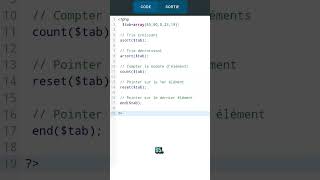 PHP : Cours 7 ♧ les tableaux. ##html #css #php #sql #code