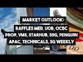 Market Outlook: Raffles Med, UOB, OCBC, PROP, VMS, STRH, SSG, Penguin, APAC, Technicals, SG Weekly