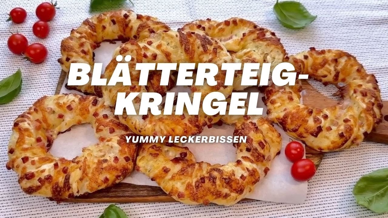 Herzhafte BLÄTTERTEIG - KRINGEL 🤩 - unfassbar lecker !