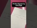 Square Tricks | Perfect Square Tricks Part 1