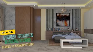 Ep - 04 Luxury Bedroom Interior Design | Elegant \& Premium Décor-02 #viral #trending
