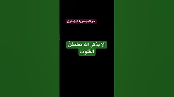 #تلاوة_هادئة #تلاوة_خاشعة تلاوة خاشعة تريح القلب #quran خواتيم سورة المؤمنون