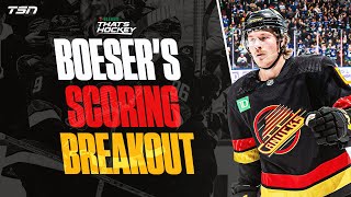 Is Brock Boeser transforming into an elite goal scorer?