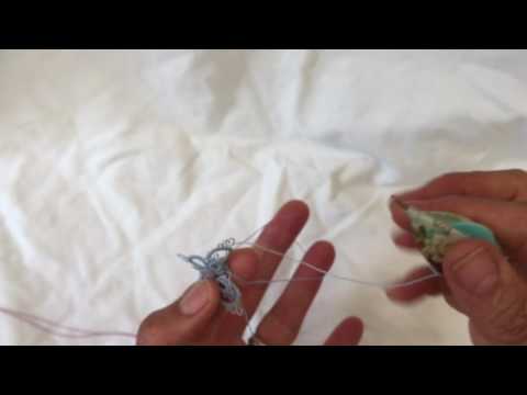 Tatting - Split Ring Head of the Butterfly
