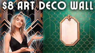 $8 DIY 1920s ART DECO Accent Wall!