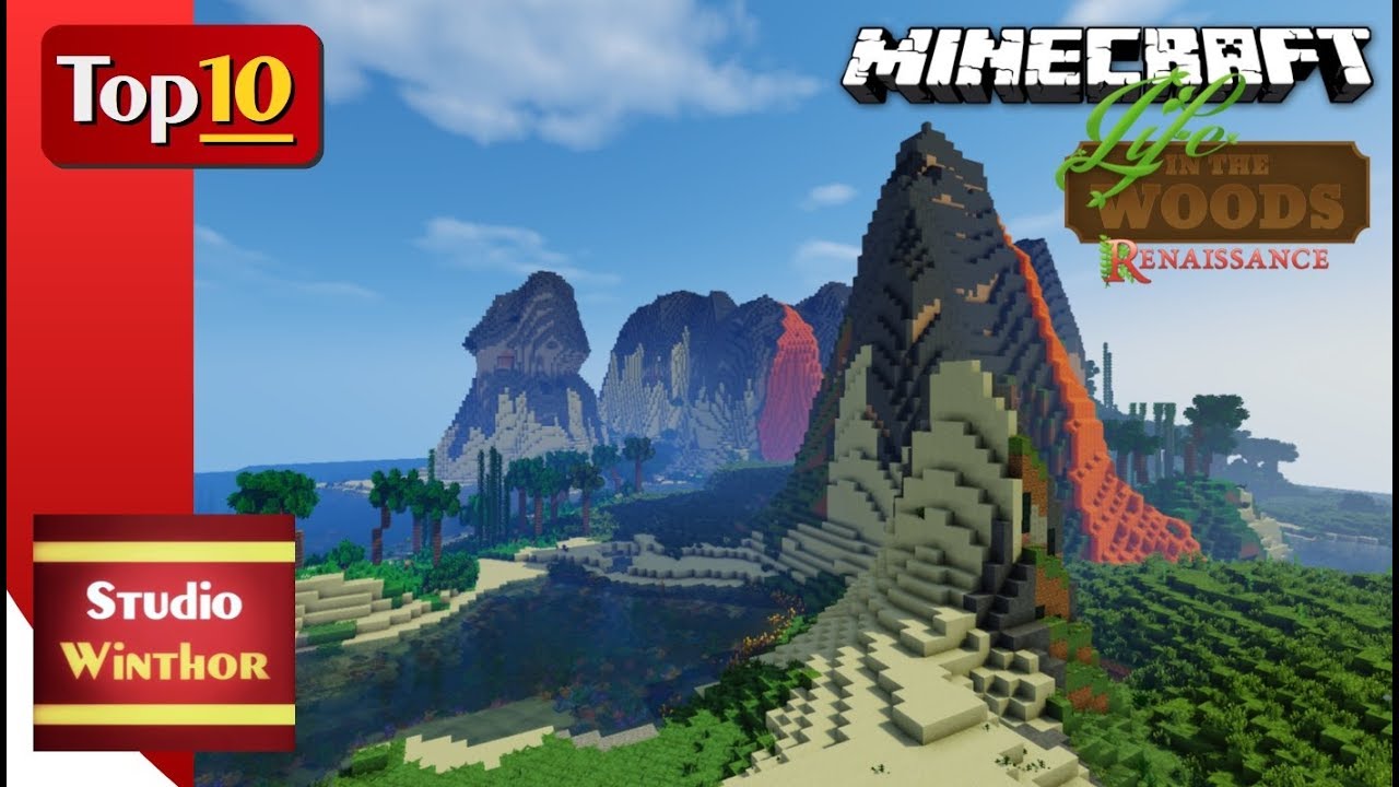 Top 10 Seeds No 002 Minecraft Life In The Woods Incl Map Downloads For Later Versions Youtube
