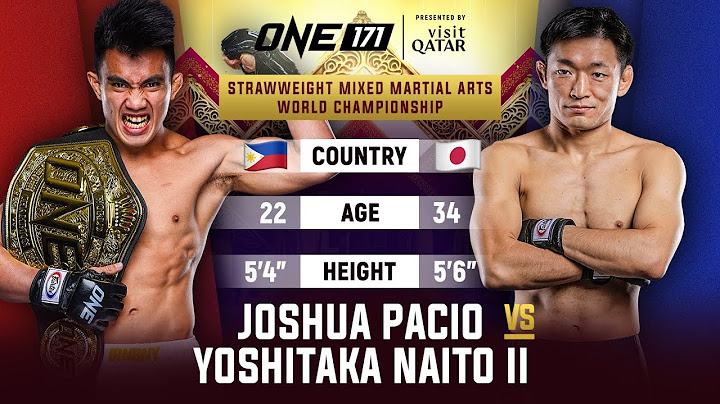 Joshua Pacio 🇵🇭 vs. Yoshitaka Naito II 🇯🇵 | MMA Full Fight