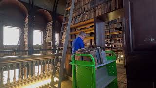 Timelapse of the Decant of the Library Collections, Old Library Redevelopment Project April 2023