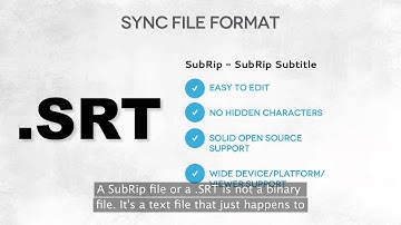 26 Sync File Format - Open & Closed Captioning Effectivity on a Budget