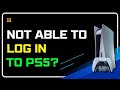 How to Fix PS5 Login Errors | Can’t Log Into Your PS5? Here’s How to Fix It - Get Back Online!